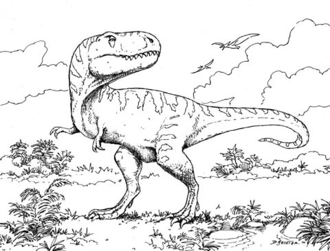 Dinosaur Coloring Pages (5)