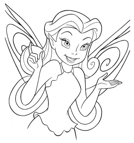 Disney Fairies Coloring Pages Colouring