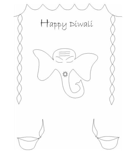 Diwali Coloring Pages (13)