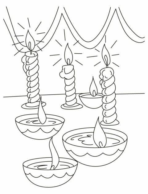 Diwali Coloring Pages (16)