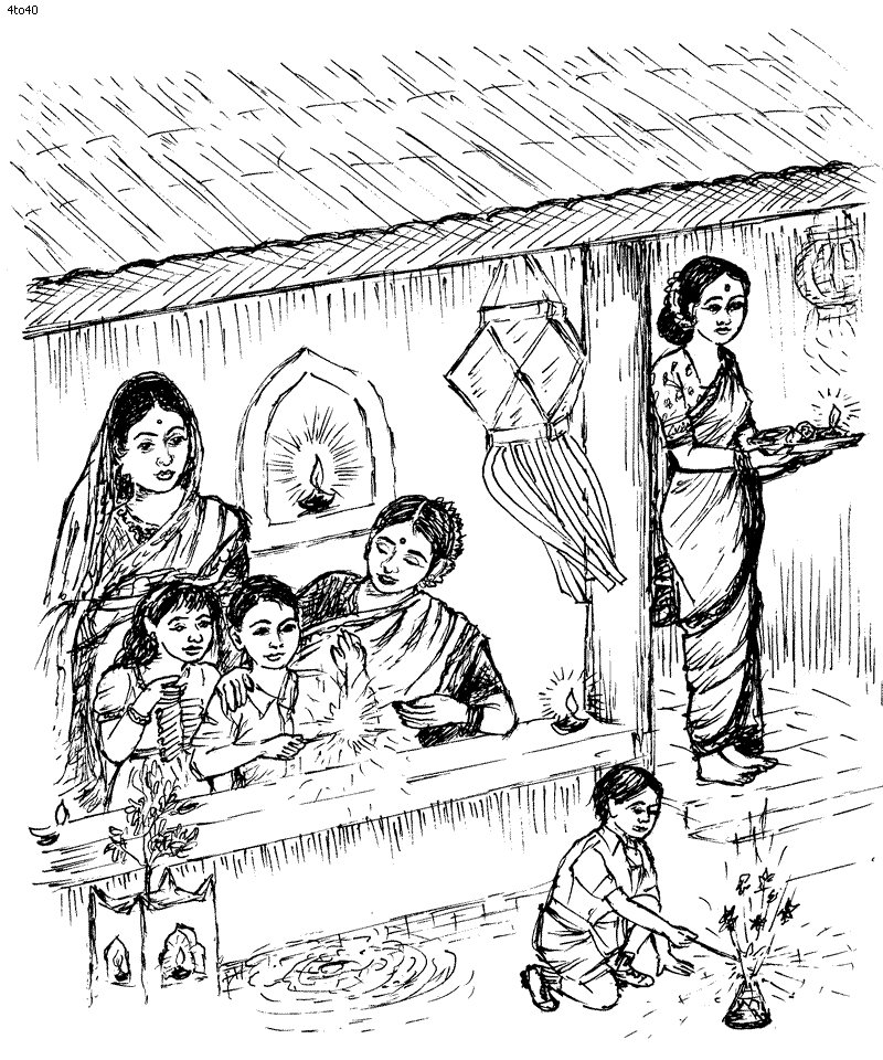 Diwali Coloring Pages 2 Coloringkids