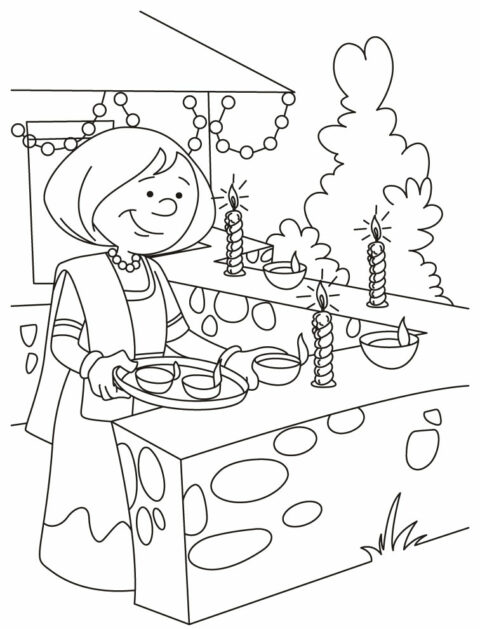 Diwali Coloring Pages (5)