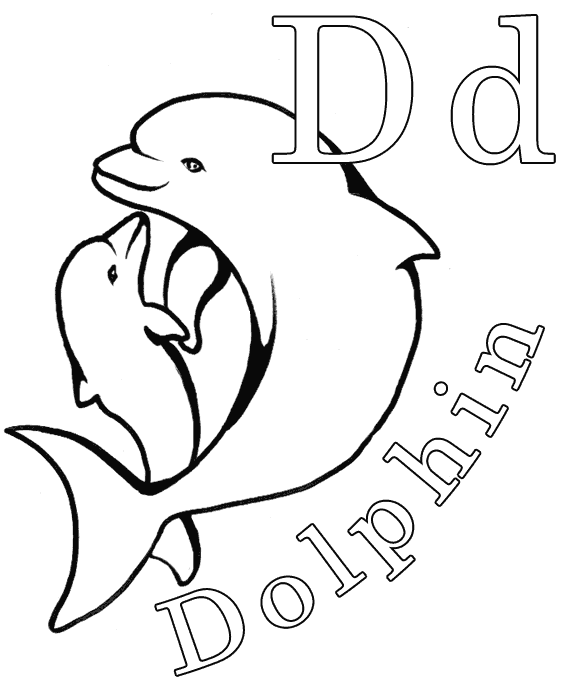 Dolphin Coloring Pages - Coloring Kids
