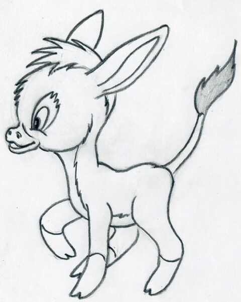 donkeys-coloring-pages