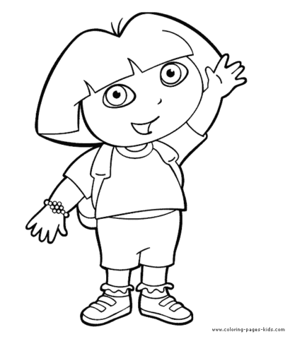 Dora the Explorer Coloring Pages (17)