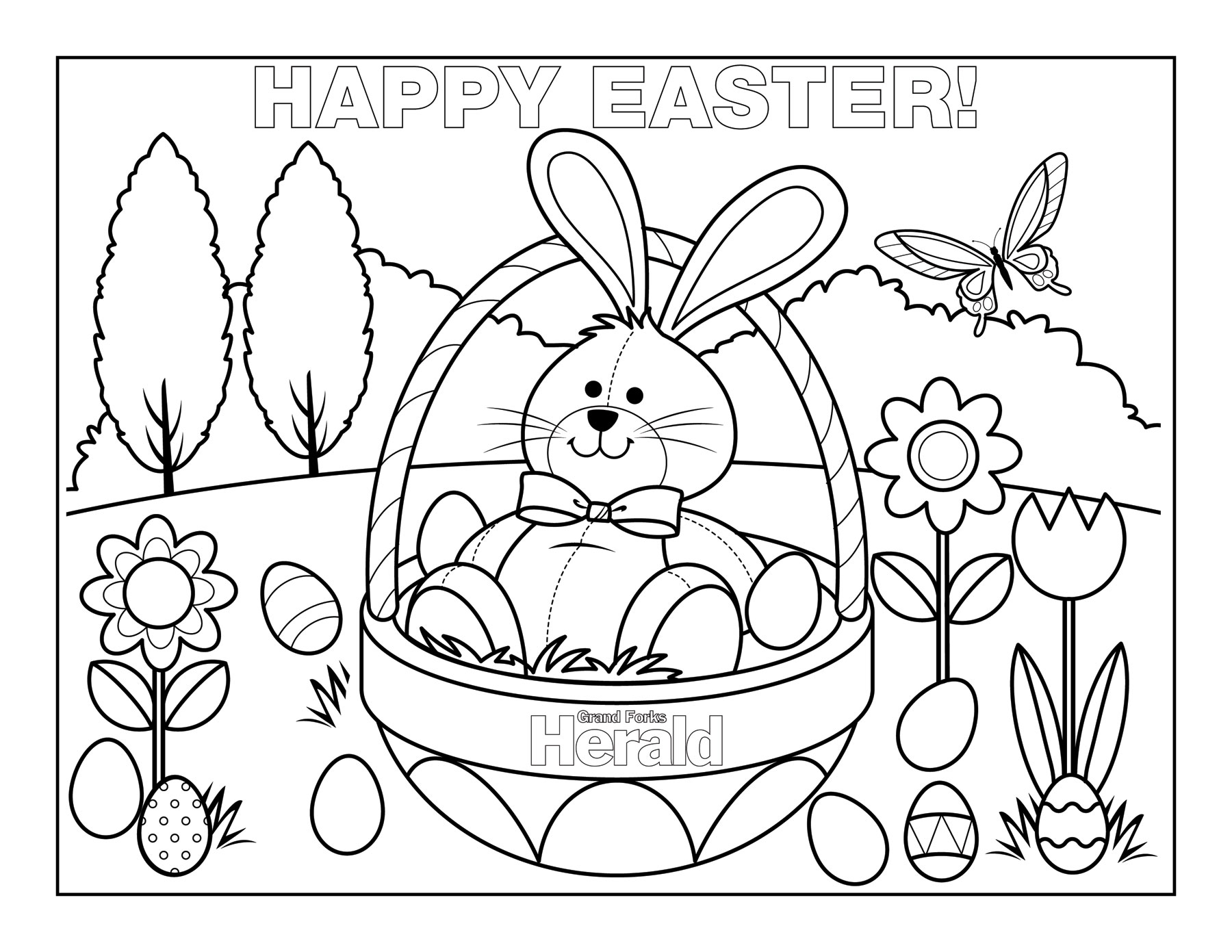 Easter Coloring Pages 3 Coloringkids