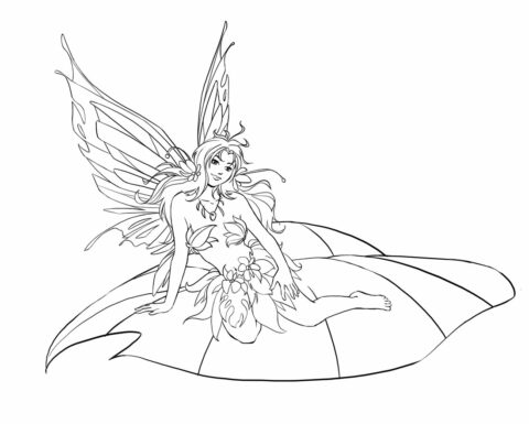 Fairies Coloring Pages (10)