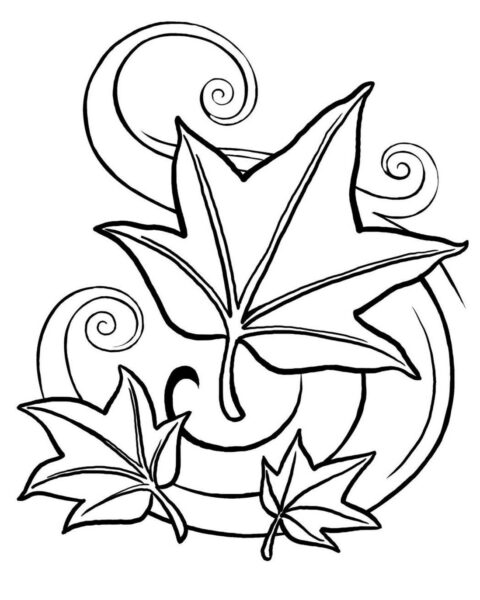 Fall Coloring Pages (1)