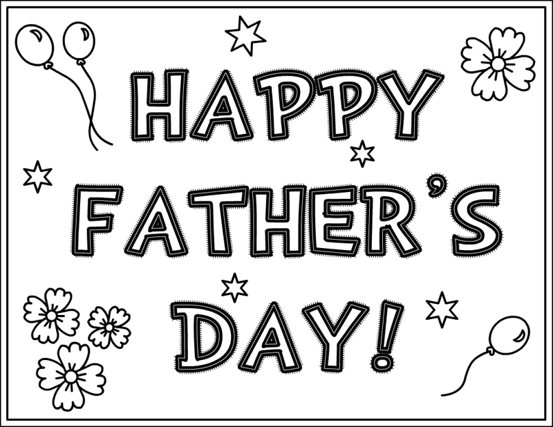 Fathers Day Coloring Pages 1 Coloringkids