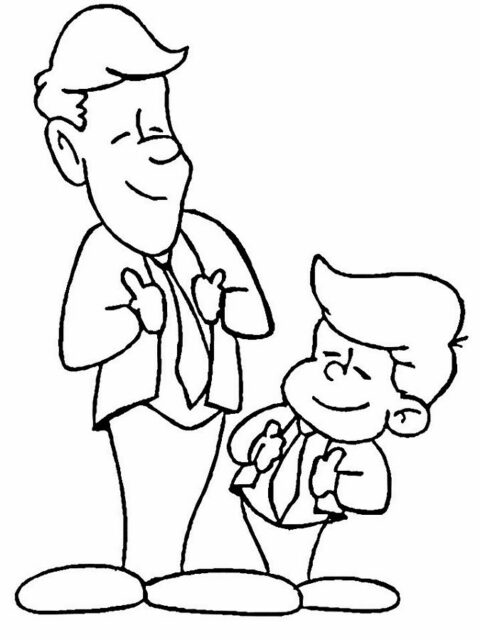 Fathers Day Coloring Pages (10)
