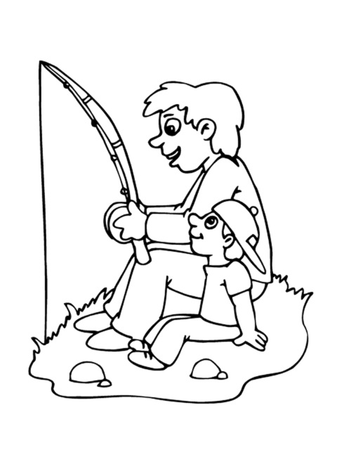 Fathers Day Coloring Pages (20)