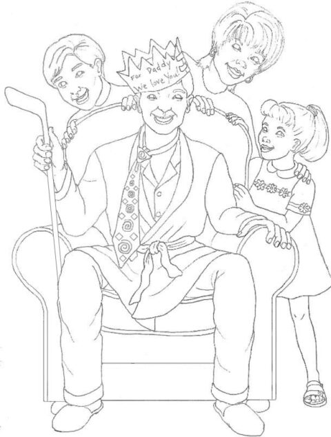 Fathers Day Coloring Pages (5)