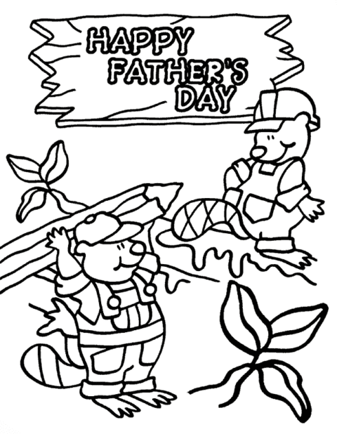 Fathers Day Coloring Pages (7)
