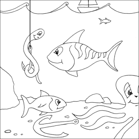 Fish Coloring Pages (22)