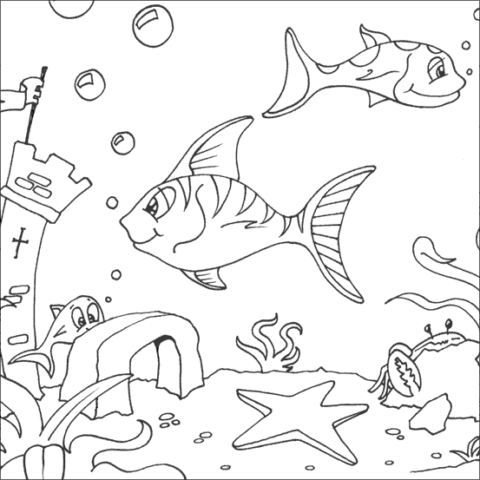 Fish Coloring Pages (5)