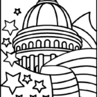 Fourth of July coloring page