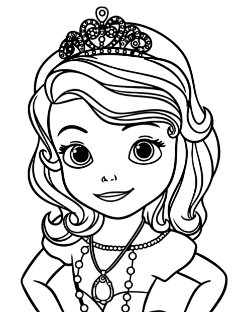Free Printable Sofia The First Coloring Pages | coloringkids.org