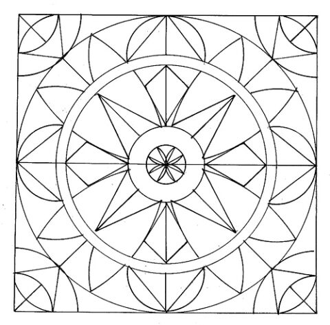 Geometric Coloring Pages (5)