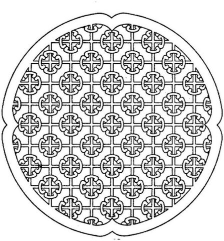 Geometric Coloring Pages (7)