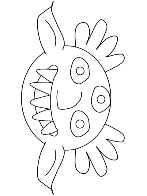 Halloween Monster Coloring Pages – 718Ã957-coloringkids.org