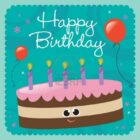 Happy Birthday Cards (6) - Coloringkids.org