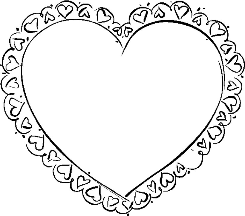 Heart Coloring Pages (11) - Coloring Kids