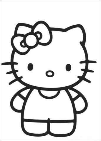 Hello Kitty Coloring Pages (1)
