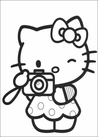 Hello Kitty Coloring Pages (14)