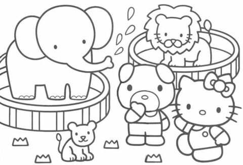 Hello Kitty Coloring Pages (17)