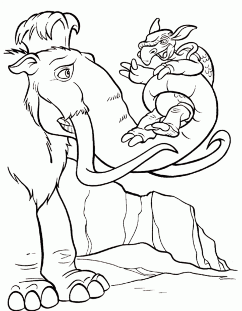 Ice-Age-Coloring-Pages