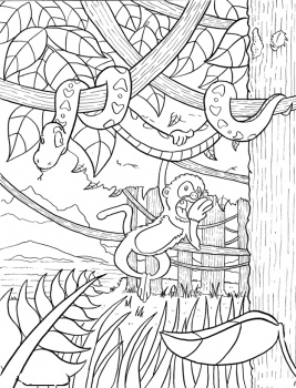 Jungle Coloring Pages (13)