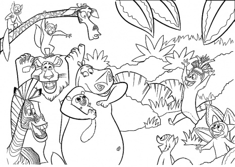 Jungle Coloring Pages (2)
