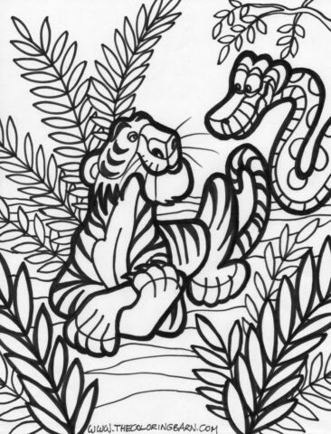 Jungle Coloring Pages (9)