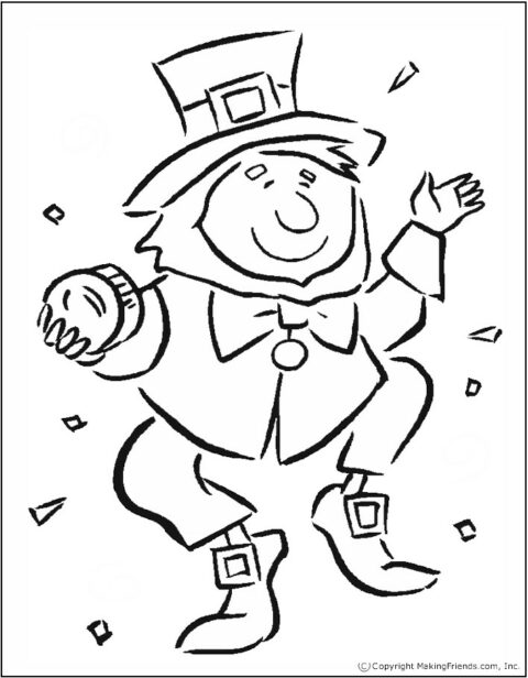 Leprechaun Coloring Pages - Coloringkids.org