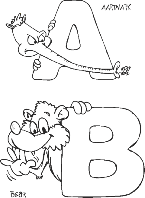Letter Coloring Pages (1)