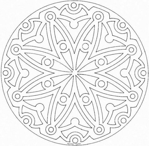 Mandala Coloring Pages (8)