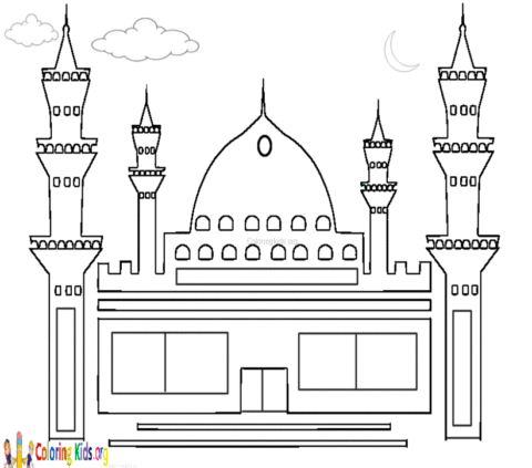 masjid-coloring-pages