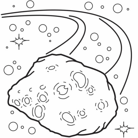 Meteor-Coloring-Pages