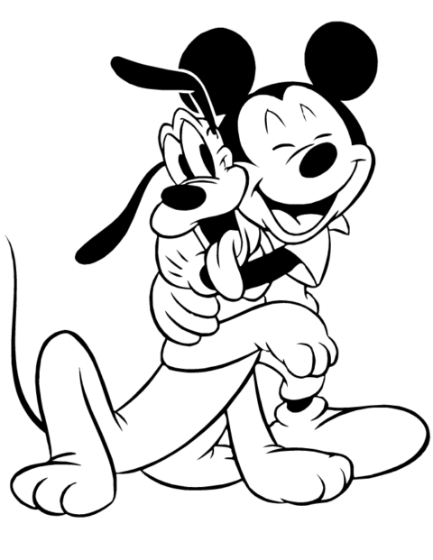 Mickey Mouse Clubhouse Coloring Pages -coloringkids.org