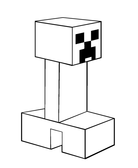 minecraft-creeper-coloring-pages