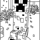 Printable Minecraft Mobs Coloring Pages. Coloring Kids - Coloring Kids