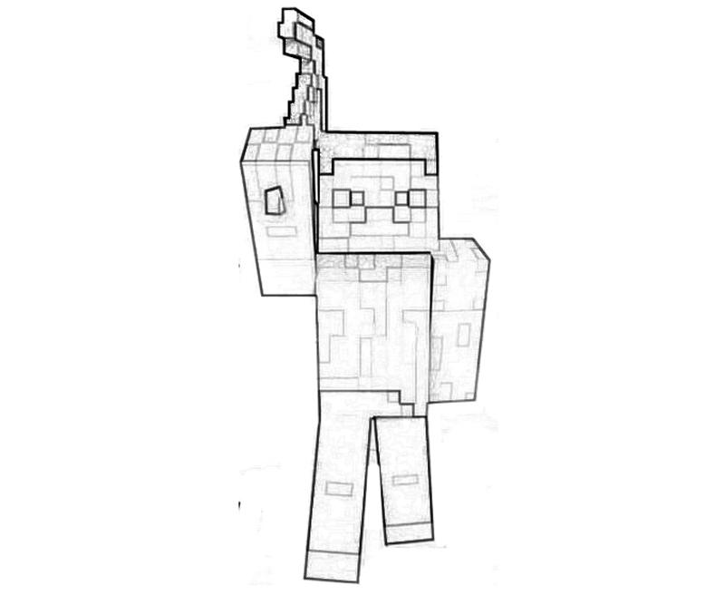 another minecraft coloring pages - Coloring Kids