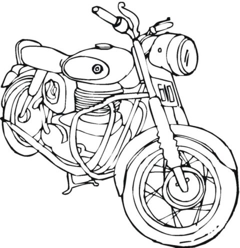 Motorcycle Coloring Pages (10)