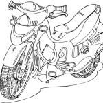 Motorcycle Coloring Pages (9) - Coloring Kids