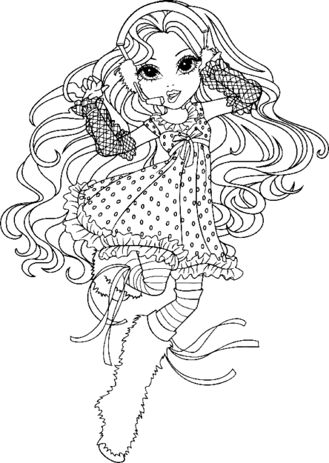 Moxie Girlz Coloring Pages (1)