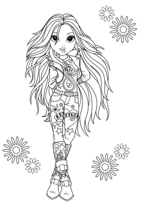 Moxie Girlz Coloring Pages (3)