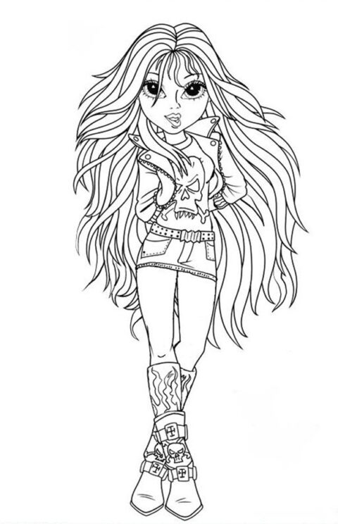 Moxie Girlz Coloring Pages (6)