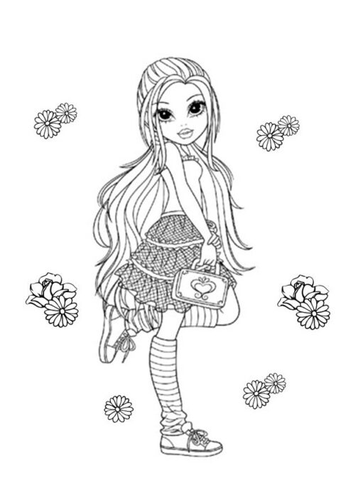 Moxie Girlz Coloring Pages (7)