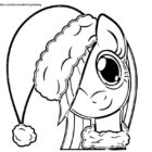 My Little Pony Coloring Pages christmas