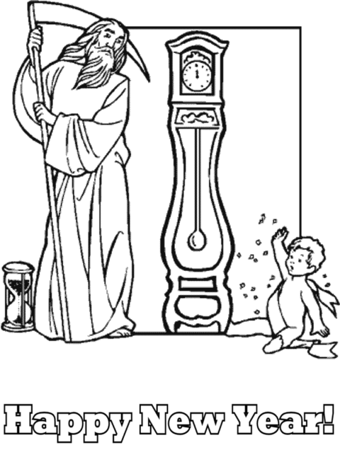 New Year Coloring Pages (4)